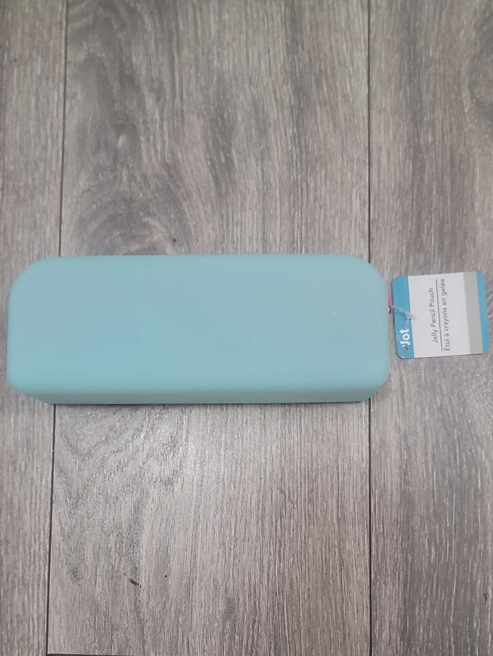 Light Green and Pink Silicone Jelly Pencil Pouch